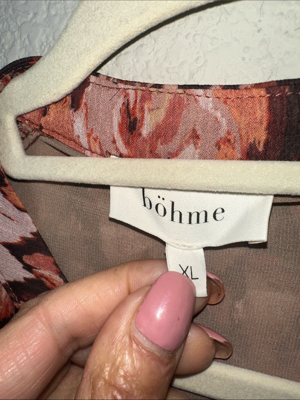 Boheme Multicolor Floral-Print Button Down Blouse - Picture 4 of 9